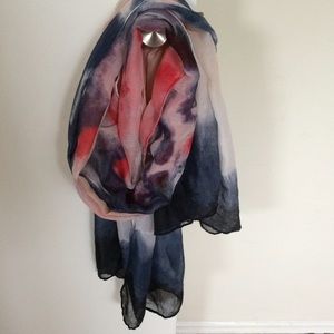 watercolor scarf