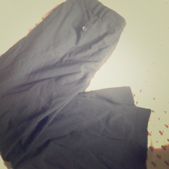 Banana Republic Black Boot-cut Slacks