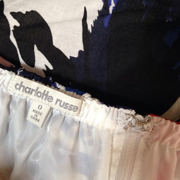 Color Splash Strapless Dress - Picture 4 of 4