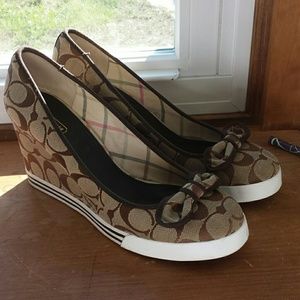 Coach wedges