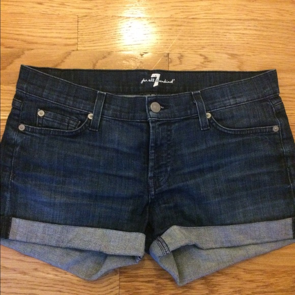 7 for All Mankind cuffed shorts