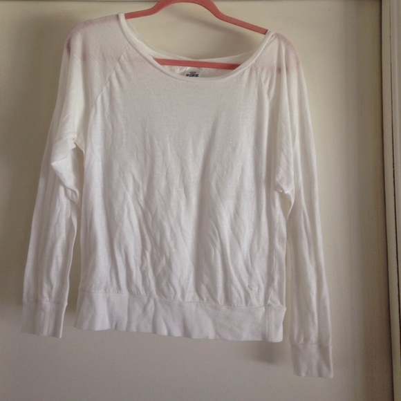 Victoria Secret White Long Sleeve Shirt