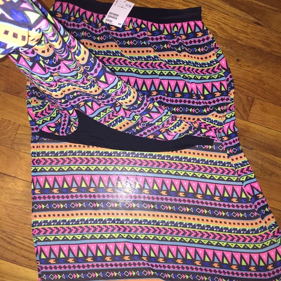 H&m Cute Printed maxi Skirt