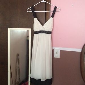 Black and white Taboo Dress