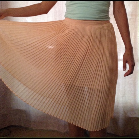 💖Peach Pleaded Skirt💖 - Picture 6 of 14