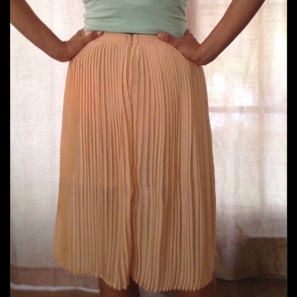 💖Peach Pleaded Skirt💖 - Picture 9 of 14