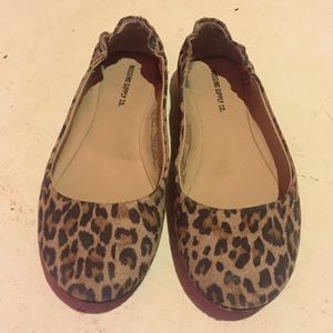 Cheetah Print Flats Shoes