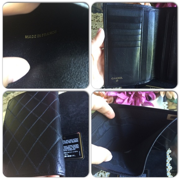 SOLD** Chanel Lambskin Diamond Stitched wallet - Picture 4 of 4