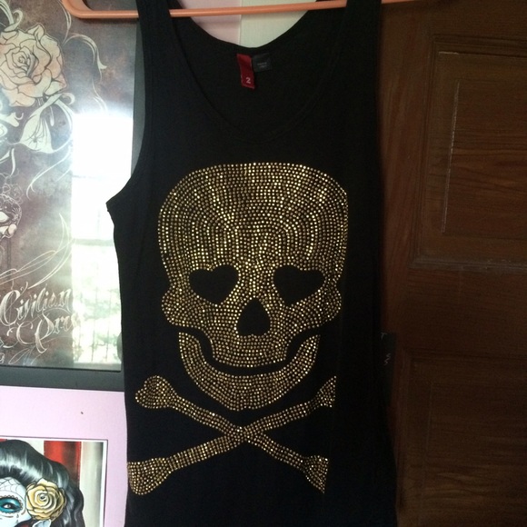 Bling Skull Tank 💀🌟
