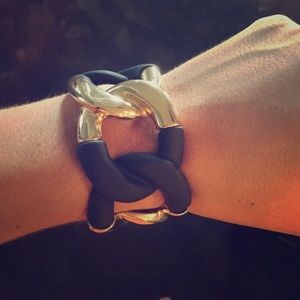 Forever 21 bracelet - Black & Gold