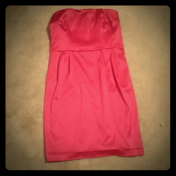 Strapless cocktail dress