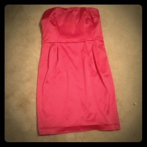 Strapless cocktail dress