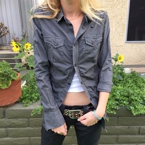 ❌❌SALE❌❌ G-Star L/S button down shirt. Gray
