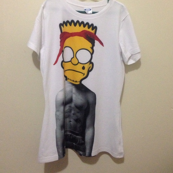 Bart Simpson - Tupac T shirt