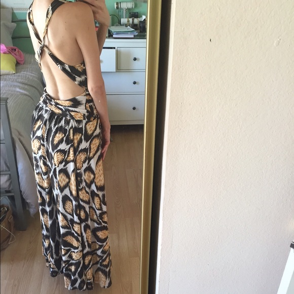 Open back dress!