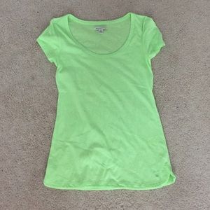 Neon green shirt