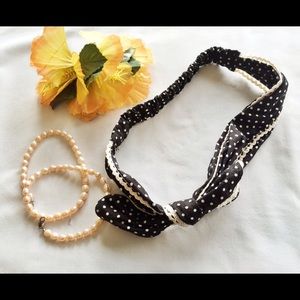 Black and White Twist Headband