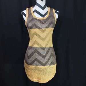 SPARKLE SEQUENCE CROCHET TOP