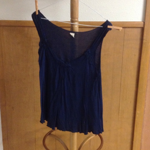 Dark blue tank top