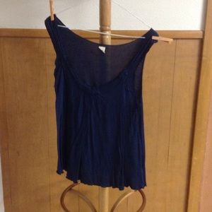 Dark blue tank top