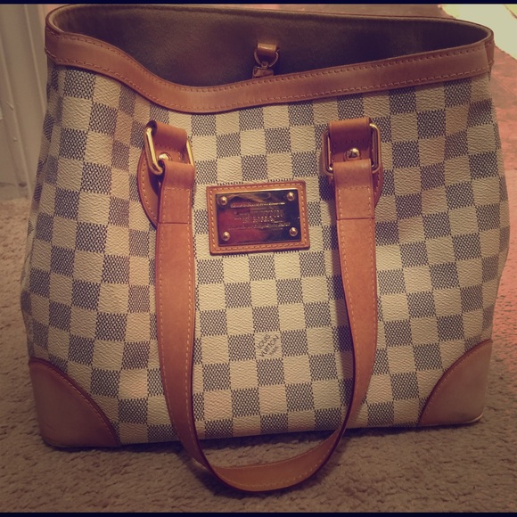Authentic Louis Vuitton Azur Leather Handbag