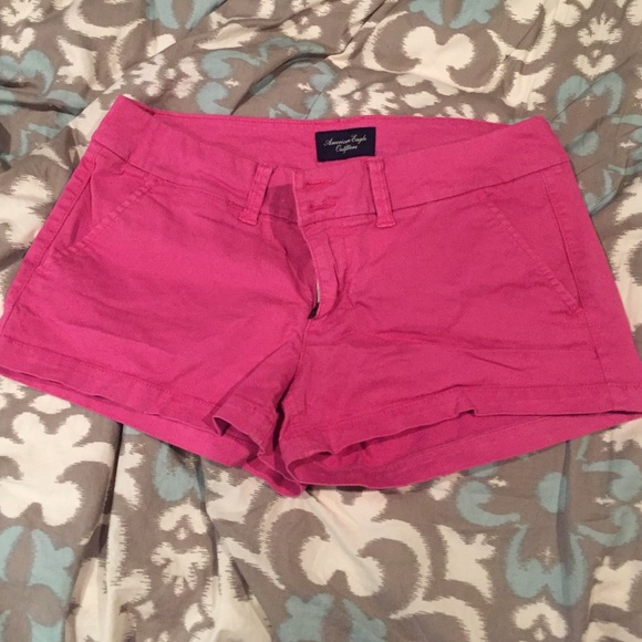 Pink shorts!