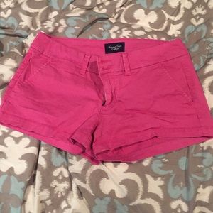 Pink shorts!