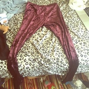 H&m velvet leggings