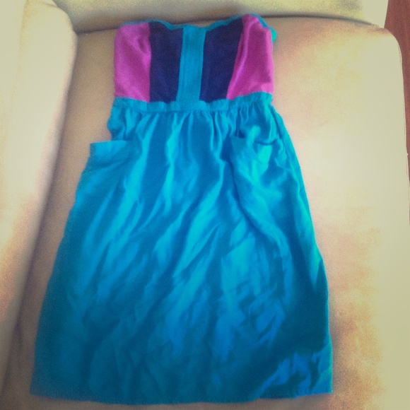 Strapless sundress