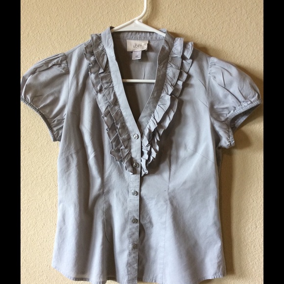 LOFT ruffled blouse - Picture 1 of 1