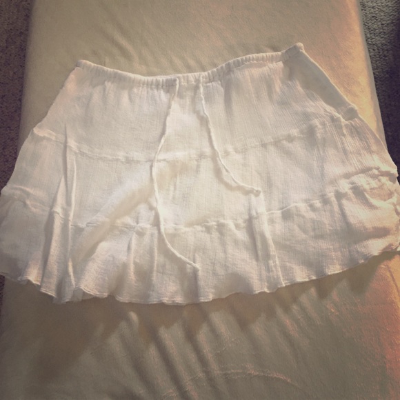 White Mini Skirt