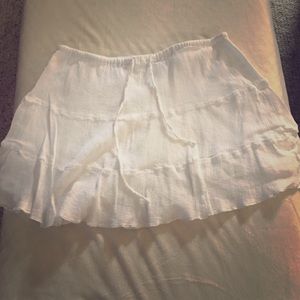 White Mini Skirt