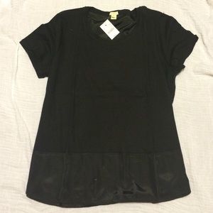 Jcrew black top.