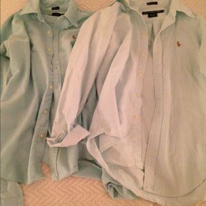 2 Ralph Lauren Polo Shirts (Women's)