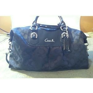 Black coach purse