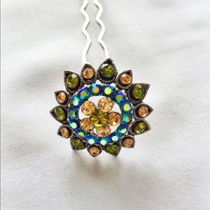 Crystal Sunburst Hair Stick