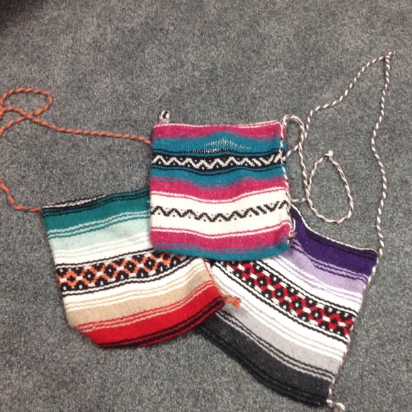 3 bags. No pockets. But super cute