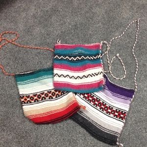 3 bags. No pockets. But super cute