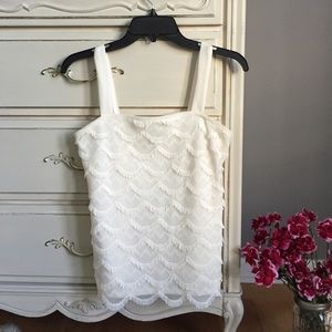{Ann Taylor} Lace Tank