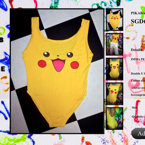 O-mighty Other - Pikachu Leotard (BRAND NEW) from O-Mighty