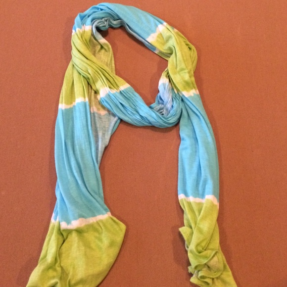 Blue & green scarf from Old Navy. Worn once