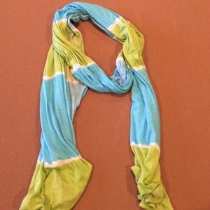 Blue & green scarf from Old Navy. Worn once
