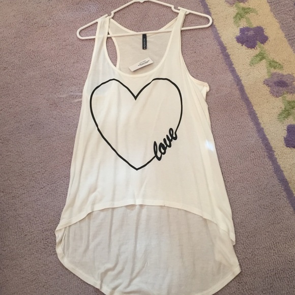 Full Tilt White Tank Top