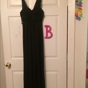 Long black dress