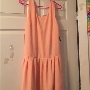 Peach dress