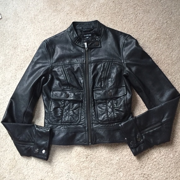 Bebe motojacket (faux leather)