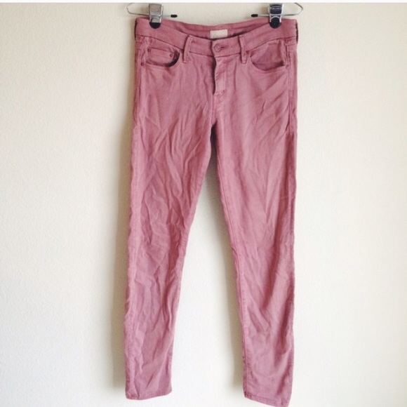 Mother Brand Denim Jeans in Pink