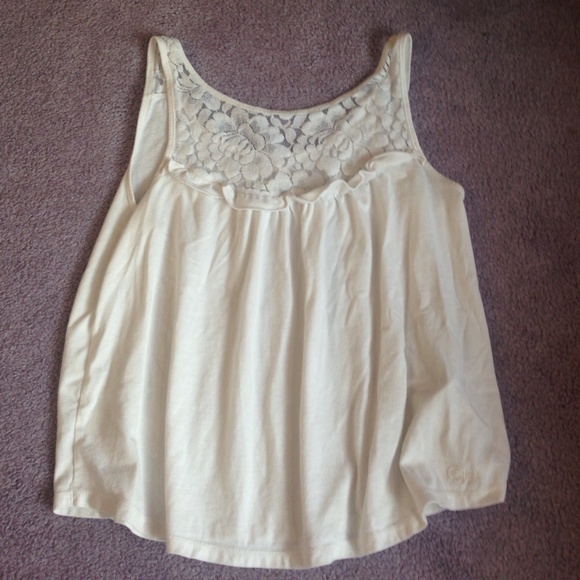 White lace top