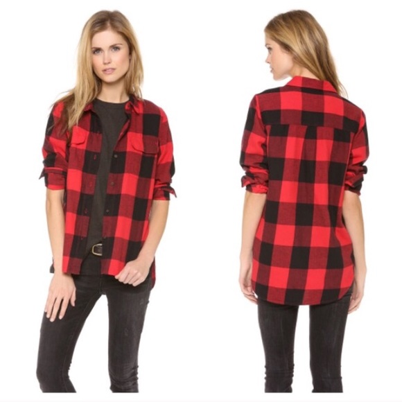 Madewell Buffalo Plaid Shirt - M