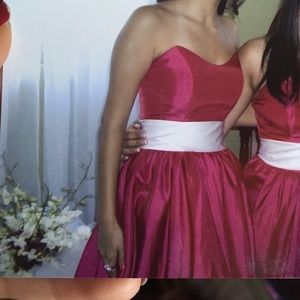 Slightly below the knee dress